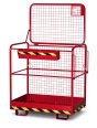 RR Industrietechnik Arbeitskorb Typ RAK-Eco RAL 3000 feuerrot