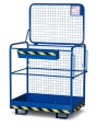 RR Industrietechnik Arbeitskorb Typ RAK-Eco RAL 5010 enzianblau