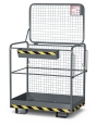 RR Industrietechnik Arbeitskorb Typ RAK-Eco RAL 7005 mausgrau