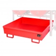 Bauer Auffangwanne FRA-2, 1380x580x850mm, 280l, Feuerrot