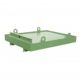 Bauer Containerwanne CW 1, 880l, Resedagrün