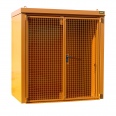Bauer Gasflaschen-Container GFC-B M1, Gelborange für 28x Gasflaschen Ø 230 mm