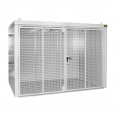 Bauer Gasflaschen-Container GFC-B M4, Grauweiß für 60x Gasflaschen Ø 230 mm