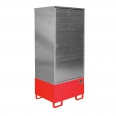 Bauer Gefahrstoff-Schrank GS-1, abschließbar, für max. 1x200l Fass, Feuerrot