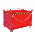 Bauer Klappbodenbehälter FB 500, lackiert, Feuerrot