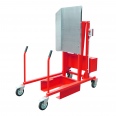 Bauer Mülltonnen-Kippstation MKS-12V, Elektrohydraulisch, lackiert, Feuerrot