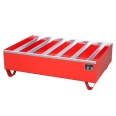 Bauer Profilwanne PW 200-2, lackiert, Feuerrot