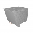 Bauer Späne-Stapelkipper BSS 70, lackiert, Mausgrau