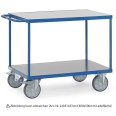Fetra Super-MultiVario-Transporter Tischwagen mit 2 Etagen und Hart-PVC Plattformen 850x500mm