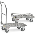 Fetra ESD Klappwagen Alurohrwagen Aluplattform 720x450mm Ladefläche