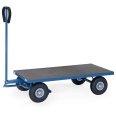 Fetra Handwagen mit Ladefläche aus wasserfestem Sperrholz und Polyurethanbereifung Ladefläche 1060x600mm