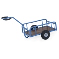 Fetra Handwagen mit Geländer und Polyurethanbereifung 795x445mm