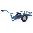 Fetra Handwagen mit Geländer und Polyurethanbereifung 1145x545mm
