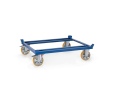 Fetra Paletten-Fahrgestell für Gitterboxen und Flachpaletten 800 x 600 mm