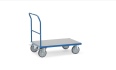 Fetra Schiebebügelwagen mit Hart-PVC Plattforn Ladefläche 1.000 x 600 mm