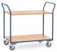 Fetra Tischwagen 2 Etagen 200kg Tragkraft, 850x500mm Ladefläche