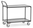 Fetra Tischwagen mit 2 Etagen 850x500mm Ladefläche Grey Edition