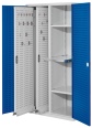 Kappes ®RasterPlan Vertikalschränke 1950x1000x600mm Modell 84 Lochplattentüren enzianblau