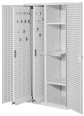 Kappes ®RasterPlan Vertikalschränke 1950x1000x600mm Modell 84 Lochplattentüren lichtgrau