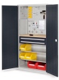 Kappes ®RasterPlan Schubladenschränke 1950x1000x600mm Lochplattentüren Modell 14 anthrazitgrau