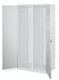 Kappes Schwerlastschränke mit Mitteltrennwand 1950x1000x600mm Doppelwandtüren Modell 50 lichtgrau