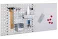 Kappes LogoChart® Lager Set #4 1x Lochplatte 1000x450mm 1x Zubehörsortiment 16-teilig Alufarben