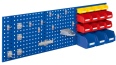 Kappes ®RasterPlan Kombiplattenset #4 1x Lochplatte 1500x450mm 1x Zubehörsortiment 25-teilig Enzianblau RAL 5010