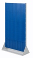 Kappes ®RasterPlan Stellwände doppelseitig Größe #5 - 8x Lochplatten 2x Schlitzplatten Enzianblau RAL 5010