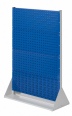 Kappes ®RasterPlan Stellwände doppelseitig Größe #4 - 6x Lochplatten 2x Schlitzplatten Enzianblau RAL 5010