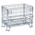 Kongamek Gitterbox verzinkt 860x580x680mm vorne halb zu öffnen 300kg Tragkraft