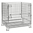 Kongamek Gitterbox verzinkt 1200x1000x1180mm vorne halb zu öffnen 1000kg Tragkraft
