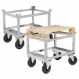 Kongamek Palettenwagen verzinkt und verschweißt 700-704mm hoch für Halbpaletten 800x600mm-small