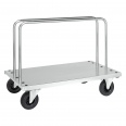 Kongamek Plattenwagen verzinkt 1250x700x945mm mit 2 Ladebügeln und wahlweise mit Bremse-small