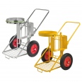 Kongamek Reinigungswagen mit Luft oder pannensicherer Bereifung Ø400mm-small