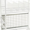 Kongamek Rückwandgitter RM12 1290x10x450mm als Zubehör für Kommissionierwagen Modul 300