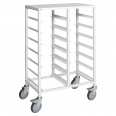 Kongamek Tablettwagen 720x430x1095mm pulverbeschichtet mit Platz für 14 Tabletts-small