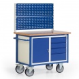 Protaurus Werkbankwagen mit 2 Schlitzplatten, 650mm hoch Protaurus Werkbankwagen mit 2 Schlitzplatten, 650mm hoch-small
