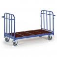Rollcart Schwerer Doppel-Stirnwandwagen mit Holzboden 1300x880mm