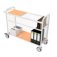 Rollcart Postwagen für Hängeregister mit 2 Etagen 1000x375mm mit Ablage