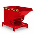 RR Industrietechnik Abrollkipper Typ RAM-DST-30 300dm³ für Deichselstapler RAL 3000 Feuerrot