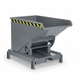 RR Industrietechnik Abrollkipper Typ RAM-DST-60 600dm³ für Deichselstapler RAL 7005 Mausgrau