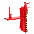 RR Industrietechnik Gitterboxwender 570x1640x450mm 450kg Tragkraft RAL 3000 Feuerrot