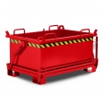 RR Industrietechnik Klappbodenbehälter Typ RBB-50 910x1370x770mm 500dm³ RAL 3000 Feuerrot