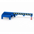 RR Industrietechnik Lastarm Typ RLA-DST bis zu 1000kg Tragkraft für Deichselstapler RAL 5010 Enzianblau