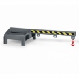 RR Industrietechnik Lastarm Typ RLA-DST bis zu 1000kg Tragkraft für Deichselstapler RAL 7016 Anthrazitgrau