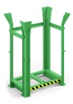 RR Industrietechnik Paletten Richtgestell RRG-10 BxTxH 1340x940x1930 mm RAL 6018 Gelbgrün