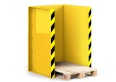 RR Industrietechnik Paletten Stapel Station RPS-10 BxTxH 1020x945x1425 mm RAL 1023 Verkehrsgelb