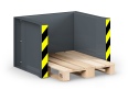 RR Industrietechnik Paletten Stapel Station RPS-05 BxTxH 1020x945x740 mm RAL 7005 Mausgrau