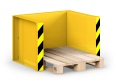 RR Industrietechnik Paletten Stapel Station RPS-05 BxTxH 1020x945x740 mm RAL 1023 Verkehrsgelb