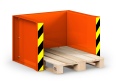 RR Industrietechnik Paletten Stapel Station RPS-05 BxTxH 1020x945x740 mm RAL 2004 Reinorange